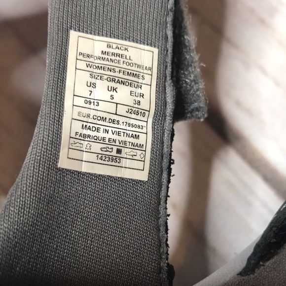 Merrell Azura Black Closed Toe Slingback Water Shoes Sandals Woman’s Size 7 - Picture 13 of 14